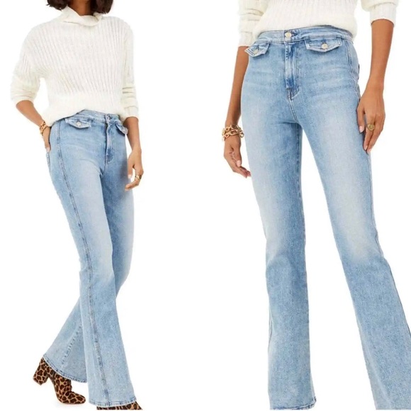 7 for All Mankind jeans size 26 modern A pocket with front flap pockets - Picture 2 of 9